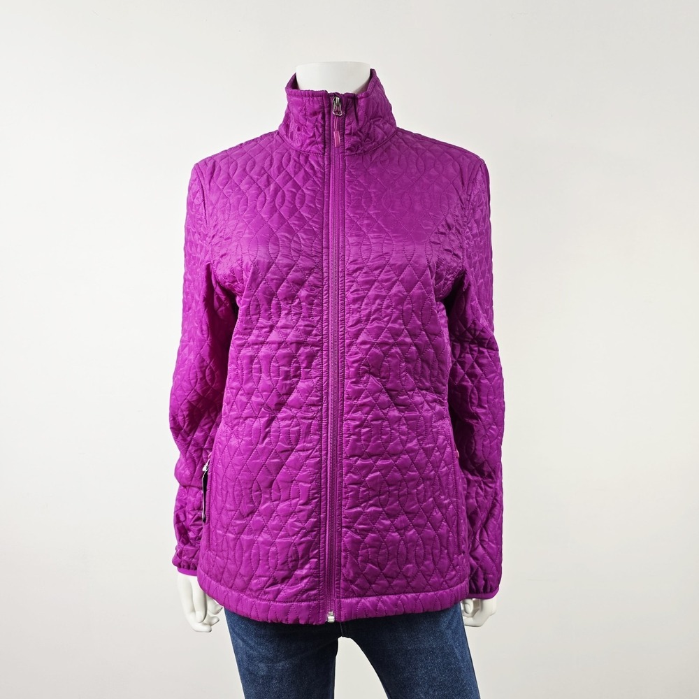 Lands End PermaLoft Jacket Womens Size M Lightweight Insulated Packable Coat NWT
